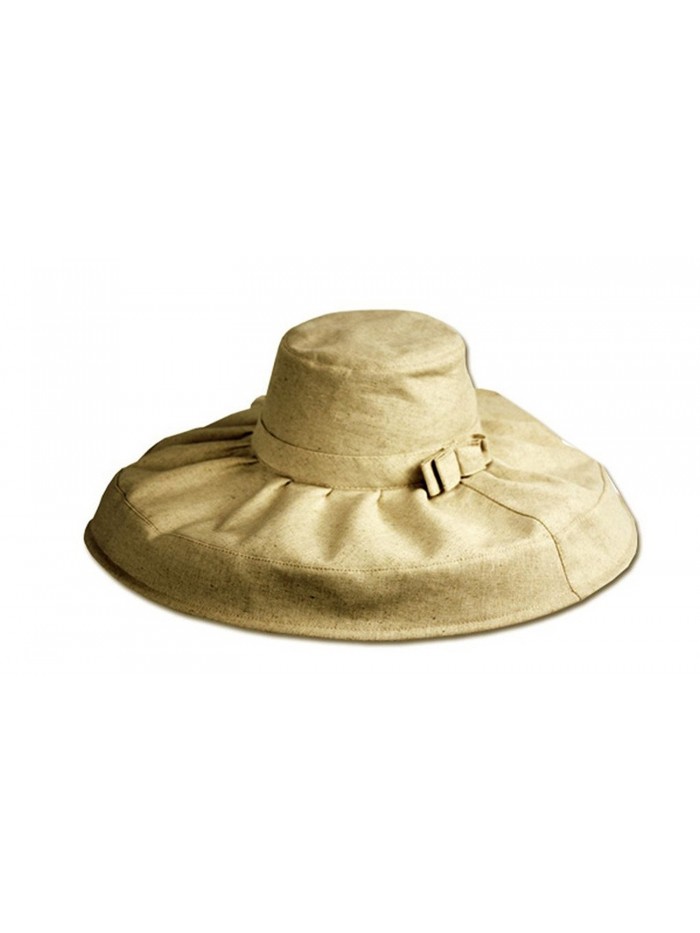 Sakkas Natural Cotton Floppy Hat - Natural - C711JYRLFZB