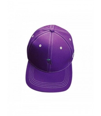 Voberry Cotton Adjustable Sun Baseball Hat for Hiking Running Women - Purple - CW12DAP0ISV