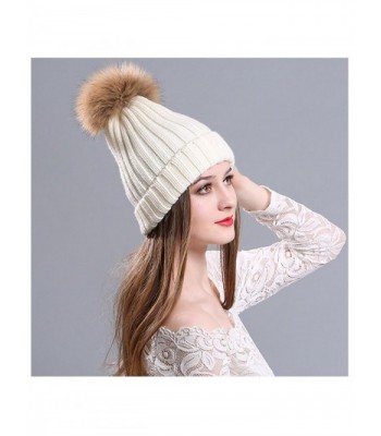 Womens Winter Raccoon Beanie Friday