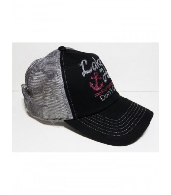 Glitter Lake Black Trucker Silver