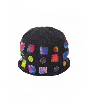 CATALOG CLASSICS Women's Beanie Hat - Felt Patches Accessories - CQ188I57GTD