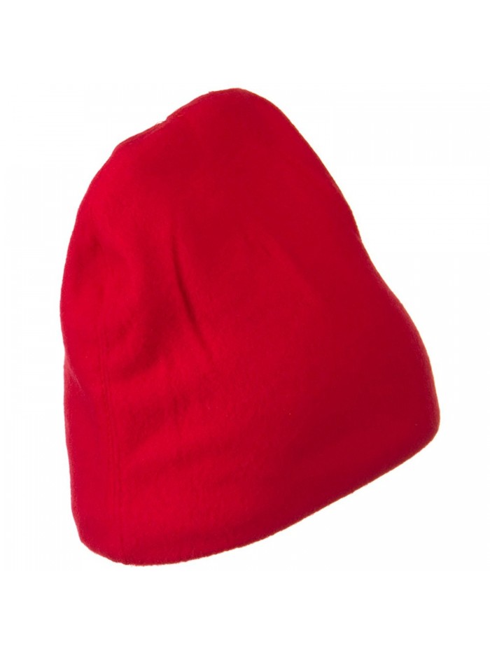 Deluxe Polar Fleece Beanie - Red W16S30F - CI110J69AST