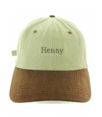 Henny Hat Embroidered in USA Baseball Hat - Khaki.brown - CG17Y7KDTMD