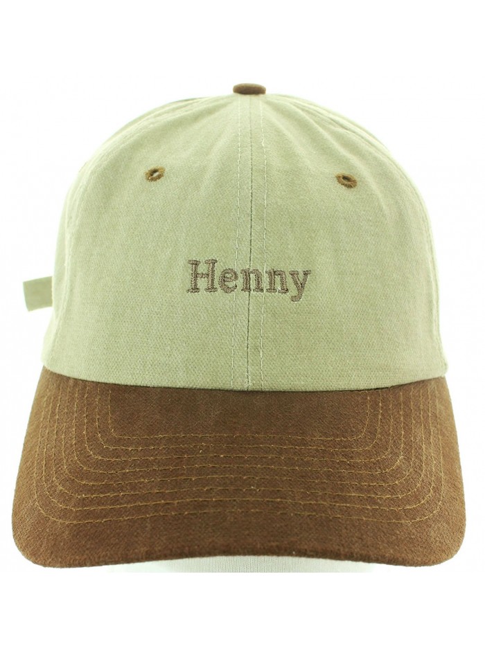 Henny Hat Embroidered in USA Baseball Hat - Khaki.brown - CG17Y7KDTMD