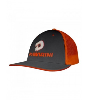 DeMarini Stacked D Baseball/Softball Trucker Hat - Charcoal/Orange - C812GHJ9OUB