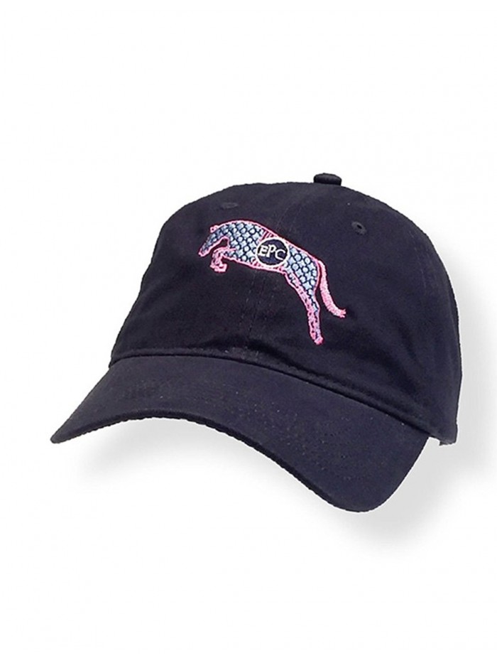 TurnipTruckDesigns Preppy Jumping Horse Cap- Navy - CK17YCKK6HA