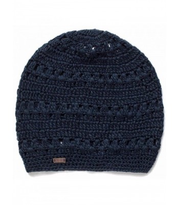 Krochet Kids Madeline Navy Hat Beanie - Navy - CU188R8EYYY