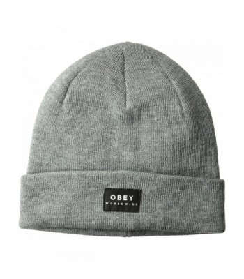 Obey Women's Vernon Beanie II - Heather Grey - CV1867EQ85C