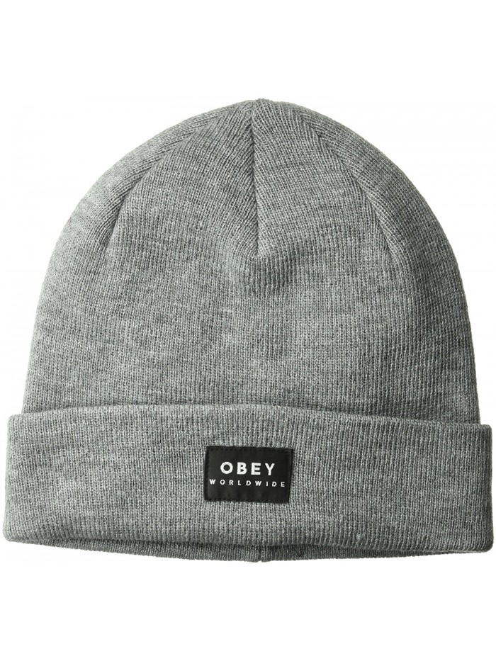 Obey Women's Vernon Beanie II - Heather Grey - CV1867EQ85C