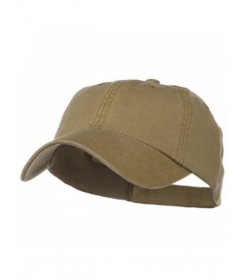 Pigment Dyed Heavy Cotton Oxford Cap - Camel - C71153M7Q4P