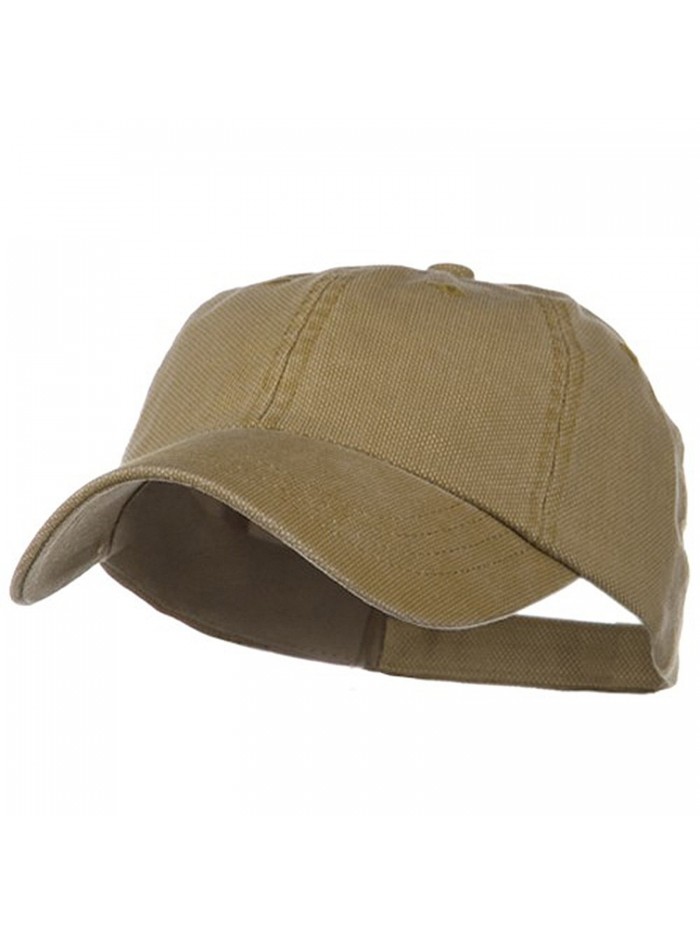 Pigment Dyed Heavy Cotton Oxford Cap - Camel - C71153M7Q4P