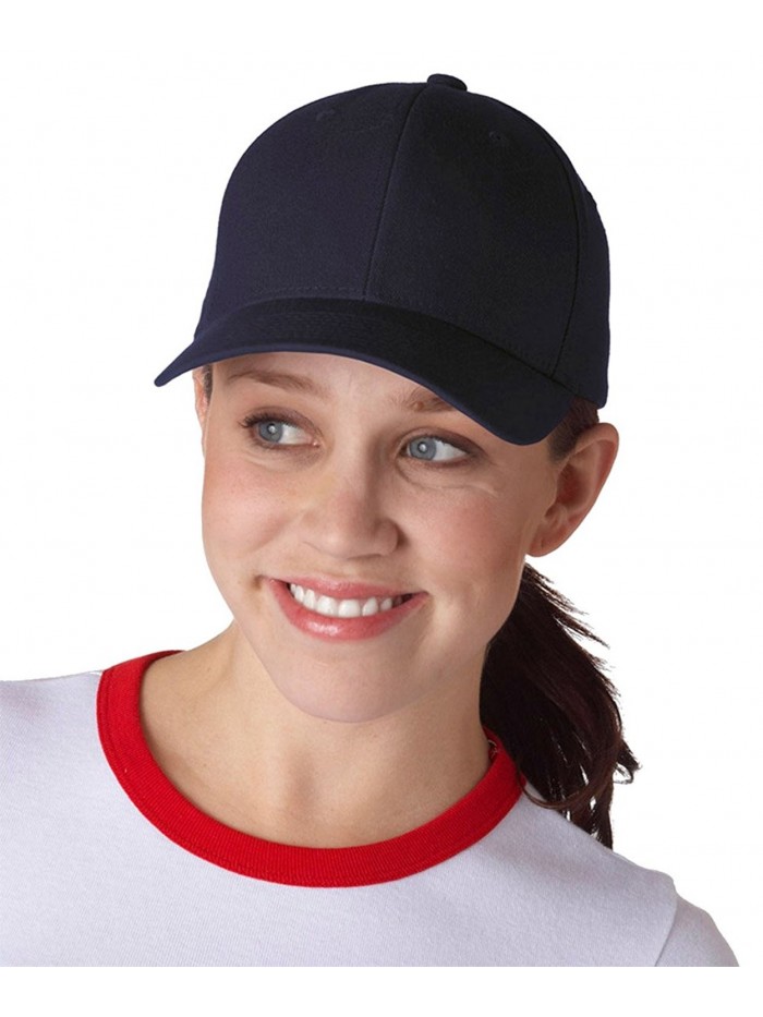 Flexfit Mid Crown height Six Panel Structured Cap - Dk. Navy - C112DE1Q4WB