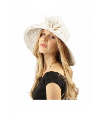 Dressy Sequins Removable Flower Hat