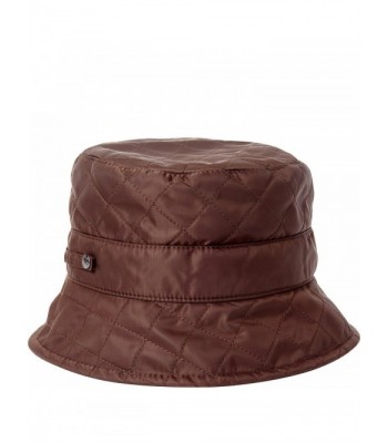 Betmar New York Quilted Bucket - Chocolate - C2110ID7UDL