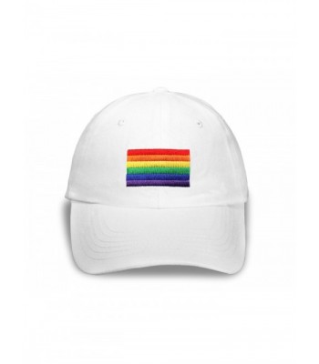 Rectangle Rainbow Hat In White in a Bag (1 Hat - Retail) - C511C4ZU3HL