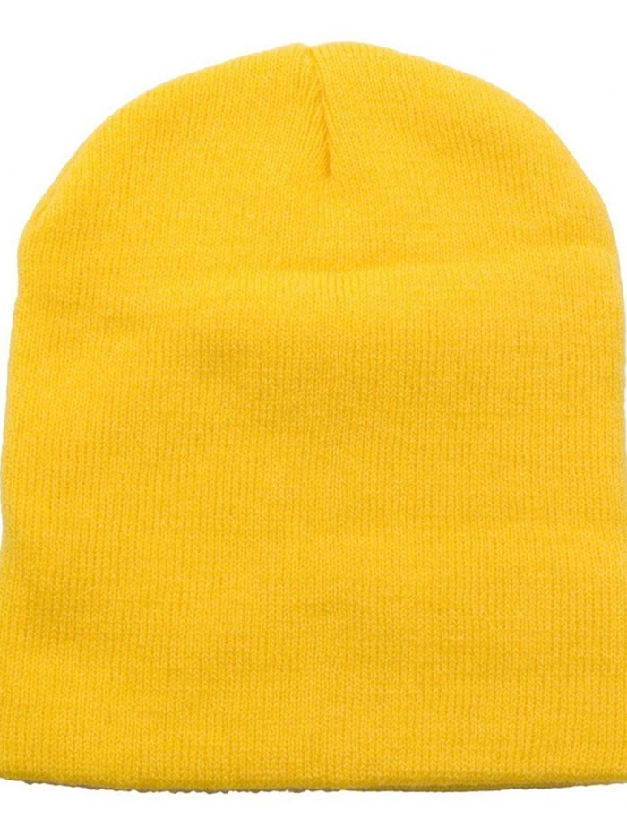 Simplicity Men / Women's Winter Acrylic Knitted Beanie - 1036_Yellow - CM11N3GA79D