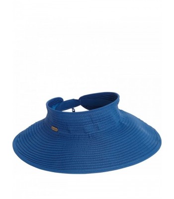 Sun 'N' Sand Roll Up Visor - Royal Blue - CV124XV0YNB