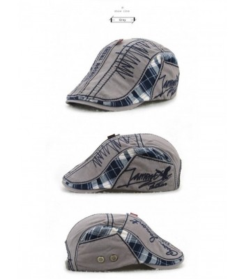 JAMONT Letters Embroidery Casquette newsboy