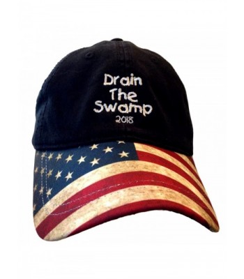 USA Flag Bill Drain The Swamp Hat for Trump Supporters - C917YSCIYEQ