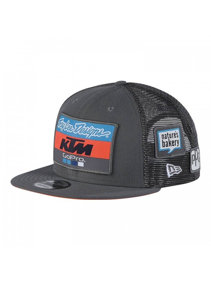 Troy Lee Designs Men's 2018 KTM Team Snapback Adjustable Hats - Charcoal - CO189IN8L3S