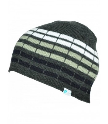 Alki'i cube mens/womens warm beanie snowboarding winter hats - 6 colors - Grey - C3116IR9VGZ