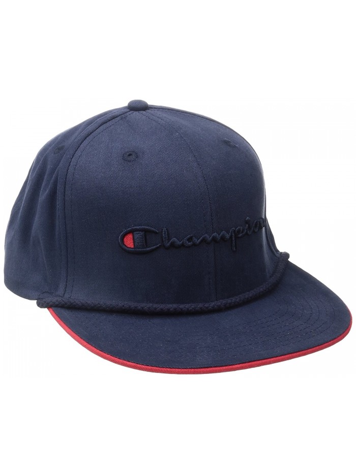 Champion LIFE Men's Baseball Snapback Hat - Navy - Braided Rope - CF12OBKOSQP