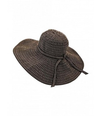 Black Wide Brim Beach Floppy