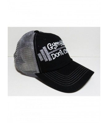 Glitter Black Trucker Fitness Silver