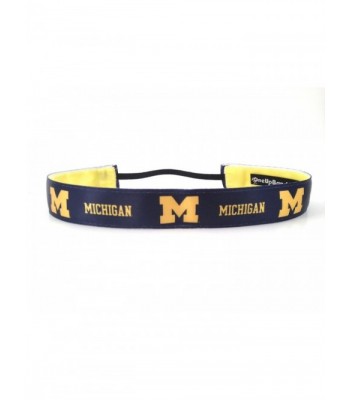 One Up Bands Women's NCAA University of Michigan Team One Size Fits Most - CZ11K9XFU87