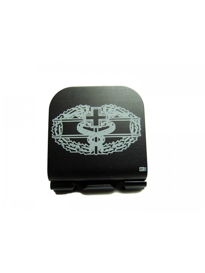 Combat Medic Badge Laser Etched Hat Clip Black - CQ129ICF3A3