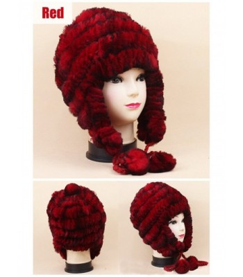 Onmygogo Rabbit Knitted Elastic Headwear in Women's Bomber Hats