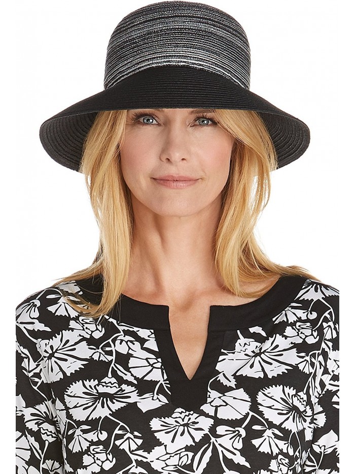 Coolibar UPF 50+ Women's ST. Lucia Sun Hat - Sun Protective - Black - CB12EGDCLEV