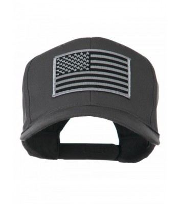 Grey American Flag Patched Profile