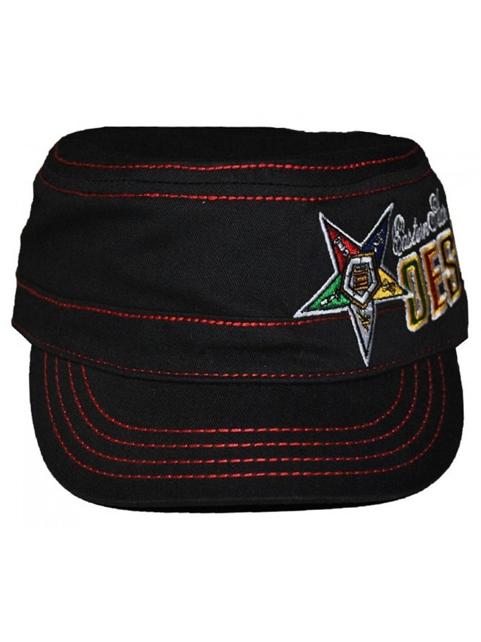 Order Of the Eastern Star Womens Adjustable Captain Cap Black - CA12NTD1JWI