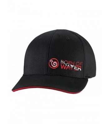 Scuba Diver Down Flag Fitted Hat: Signature Flexfit Cap: Born of Water Apparel - Black - CP11OU2ANYD