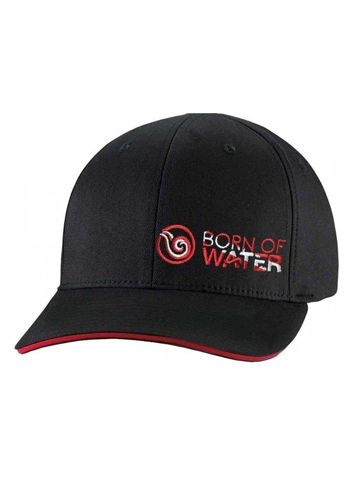 Scuba Diver Down Flag Fitted Hat: Signature Flexfit Cap: Born of Water Apparel - Black - CP11OU2ANYD