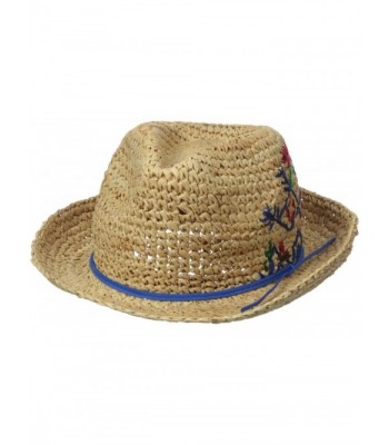 Roxy Junior's Witching Raffia Straw Hat - Natural - CW12I7UVBVN