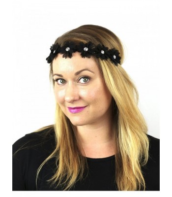 Lux Accessories Coachella Rhinestone Headband