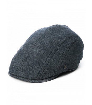 Siggi Mens Flat DuckBill Hat Newsboy Driving Cap 57-60CM Elastic Size 5 Colors - 89325_navy - CA12NVEDPGR