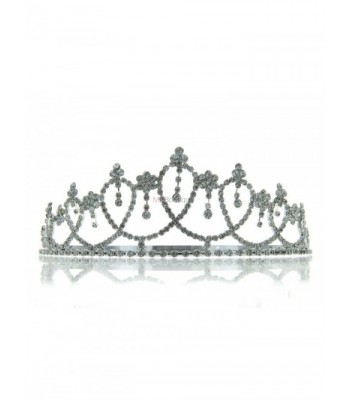 Dangling Crystal Happy Birthday Tiara Crown Hair Comb Gift for her - 6993 - CI11E77D2K9