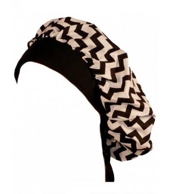 Designer Bouffant Medical Scrub Cap - Chevron Black - C712989600J