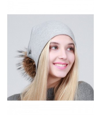 GEEBRO Winter Beanie Slouchy Cotton