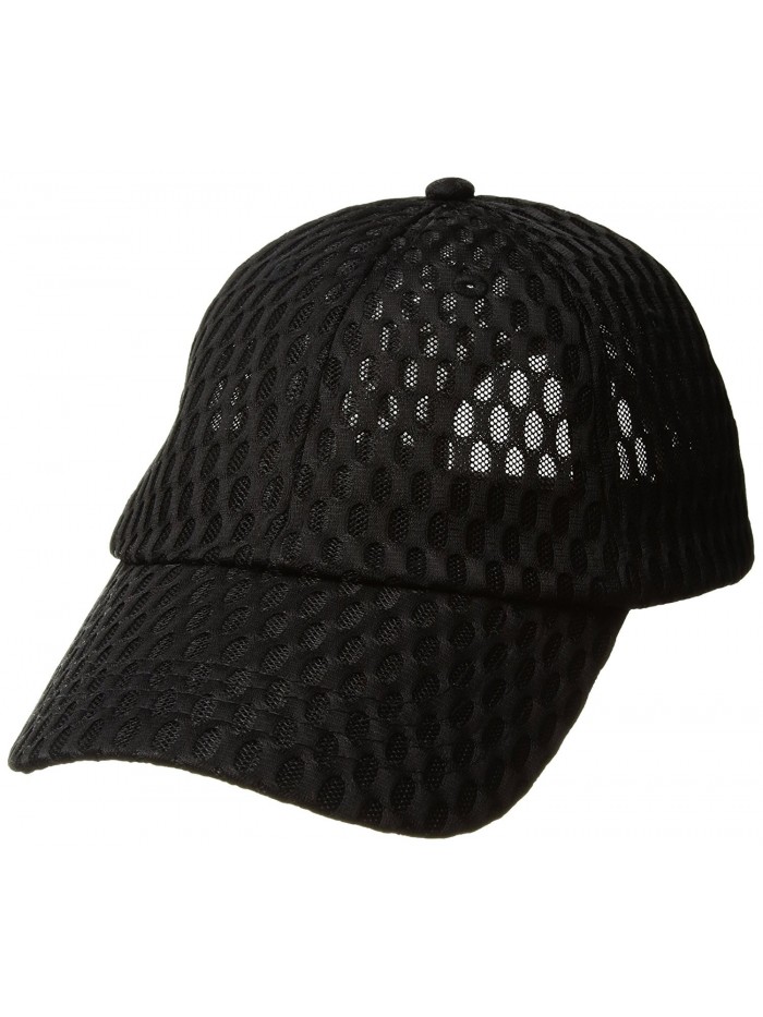 Steve Madden Women's Meshed up Baseball Cap - Black - CF182GRTXSD