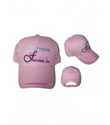 Christian Baseball Caps Hats Women of Faith Embroidered (ACCap133) - CT128SASI6R