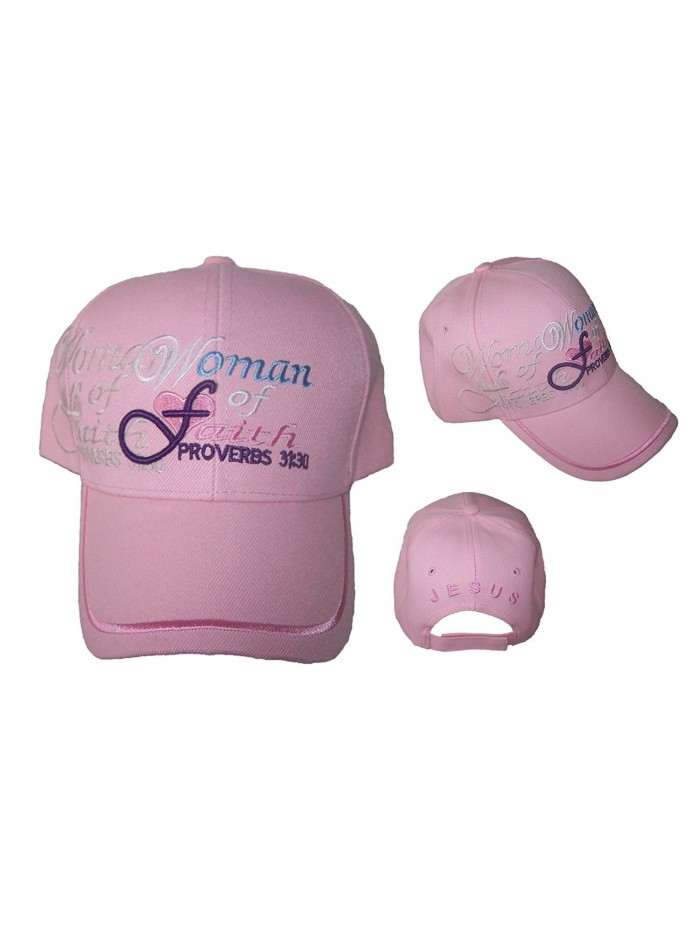 Christian Baseball Caps Hats Women of Faith Embroidered (ACCap133) - CT128SASI6R