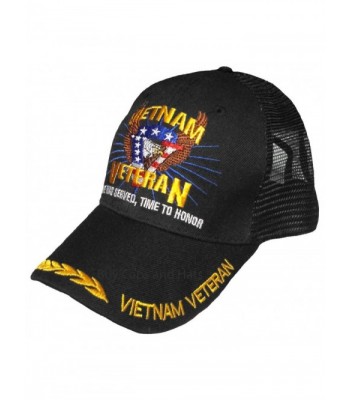 Vietnam Veteran Cap w/ Bumper Sticker Eagle Hat Army Navy Air Force Marine - CG12O6HRAC4