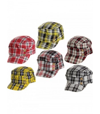 Womens Spring Summer Plaid Cadet