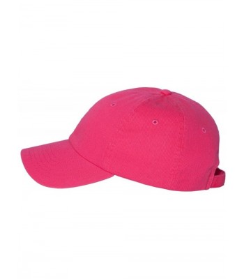 Valucap VC300A - Adult Bio-Washed Unstructured Cap - Neon Pink - CO11J95HC23