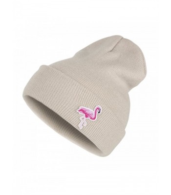 Flowomen Flamingo Knitted Beanie Fashion