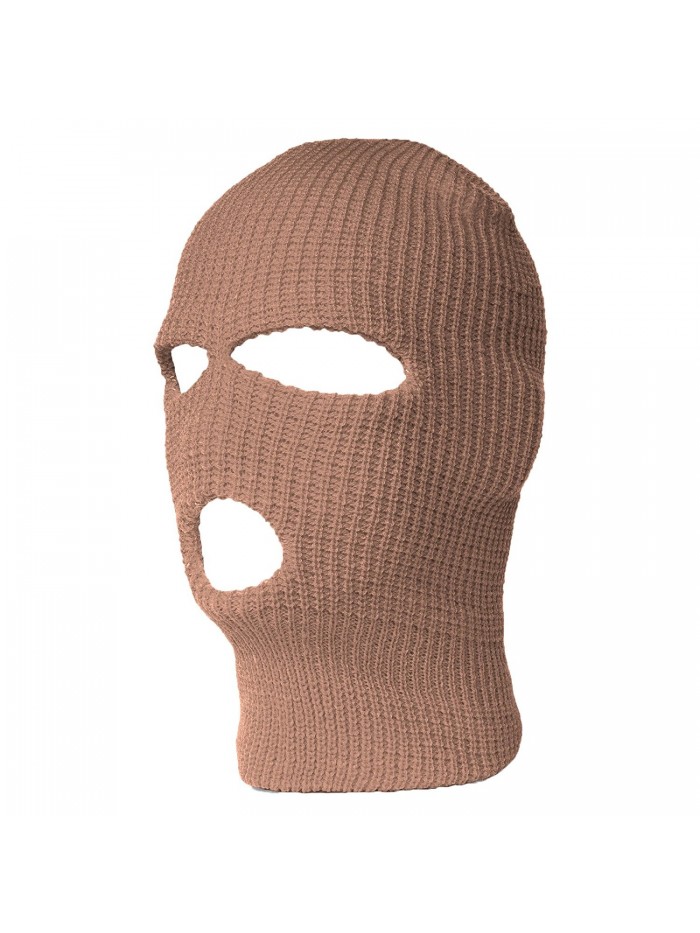 3 Hole Ski Mask Balaclava- Khaki 1pc - C4114I46U87